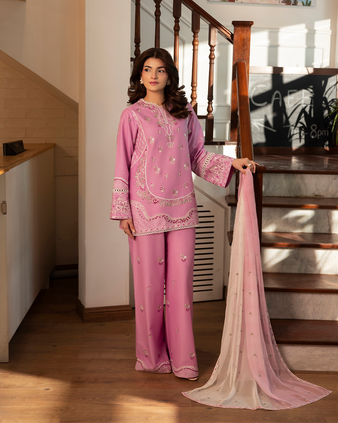 Juni - Stitched 3 Piece Embroidered Lawn