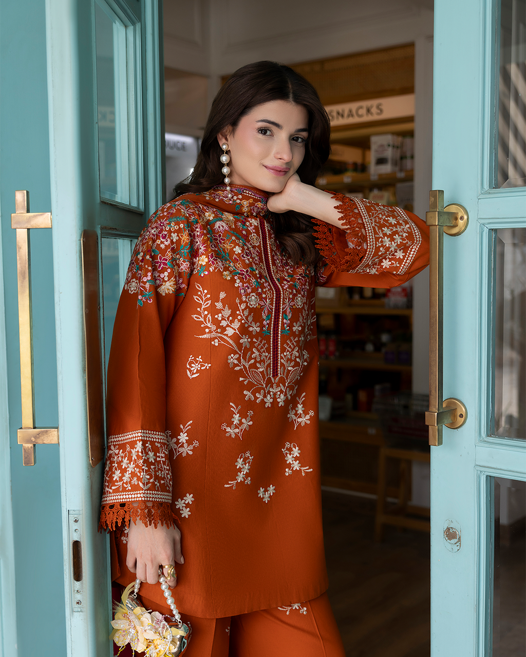 Miel - Stitched 3 Piece Embroidered Lawn