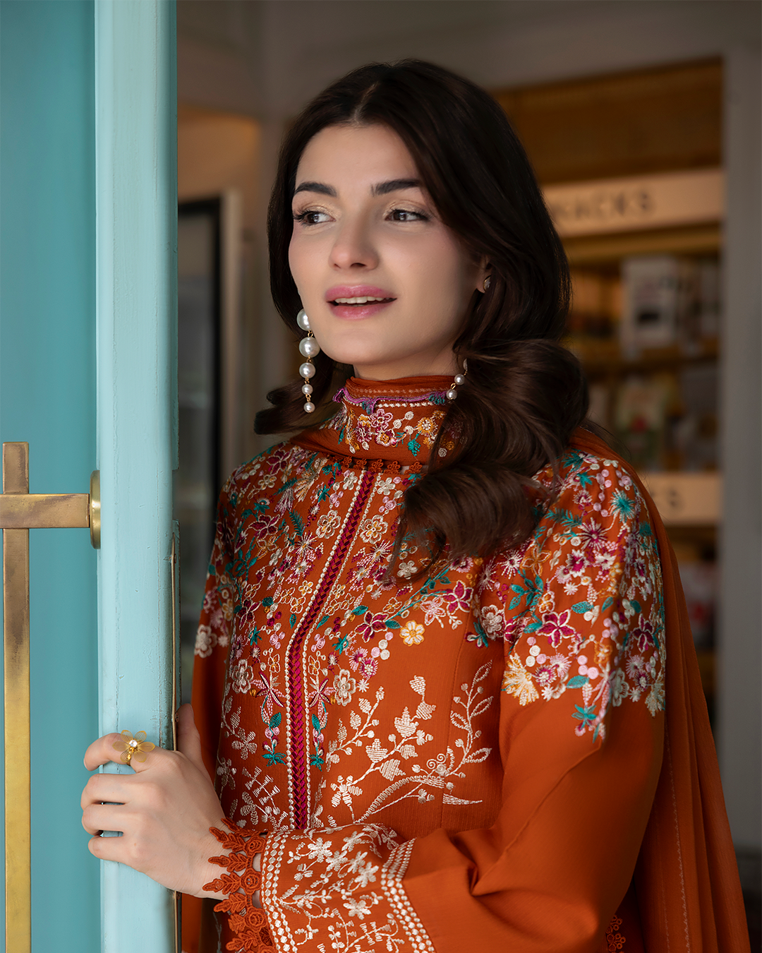 Miel - Stitched 3 Piece Embroidered Lawn