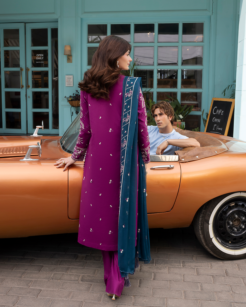 Amour - Stitched 3 Piece Embroidered Lawn