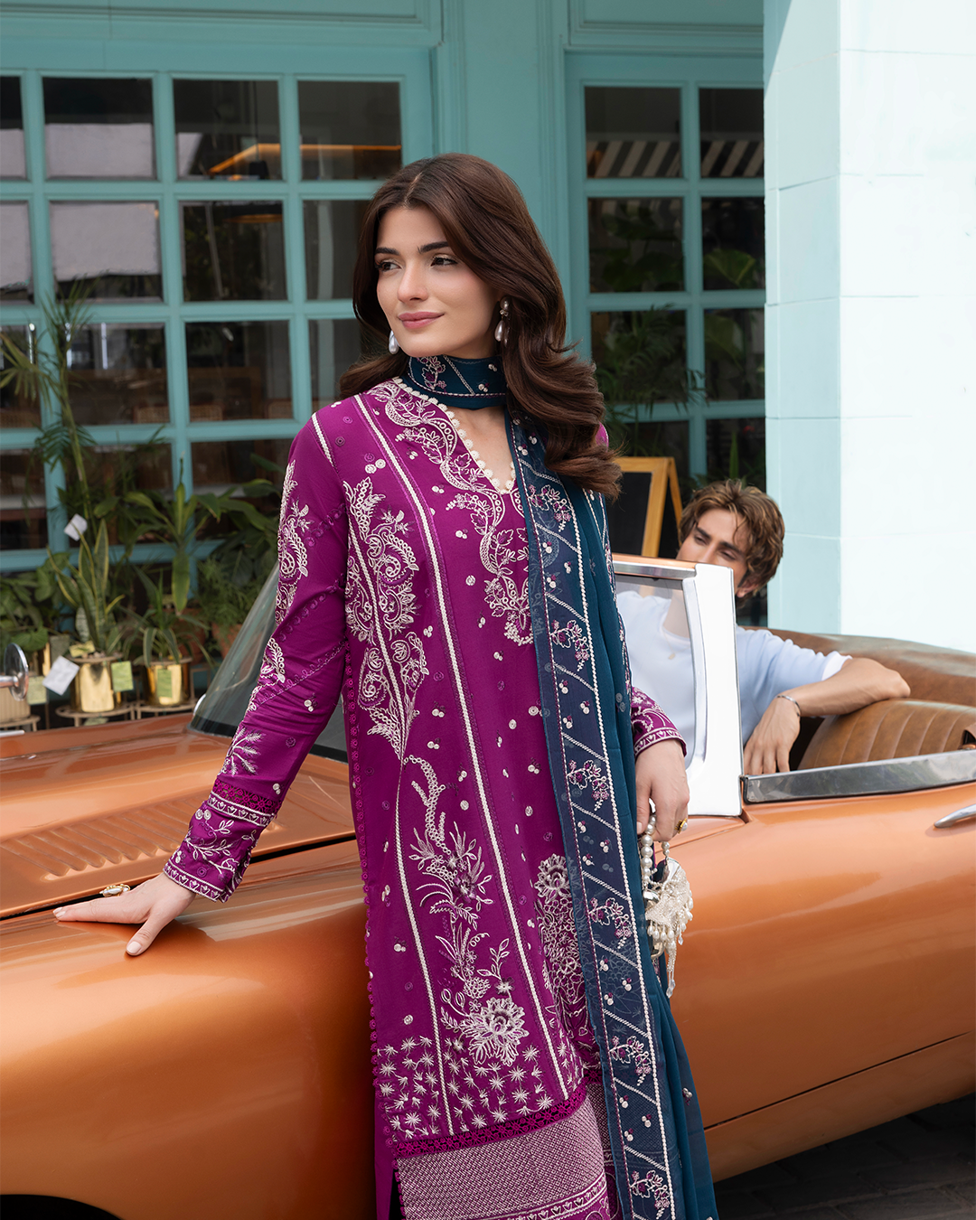 Amour - Stitched 3 Piece Embroidered Lawn