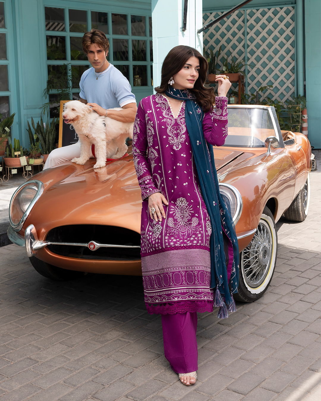 Amour - Stitched 3 Piece Embroidered Lawn