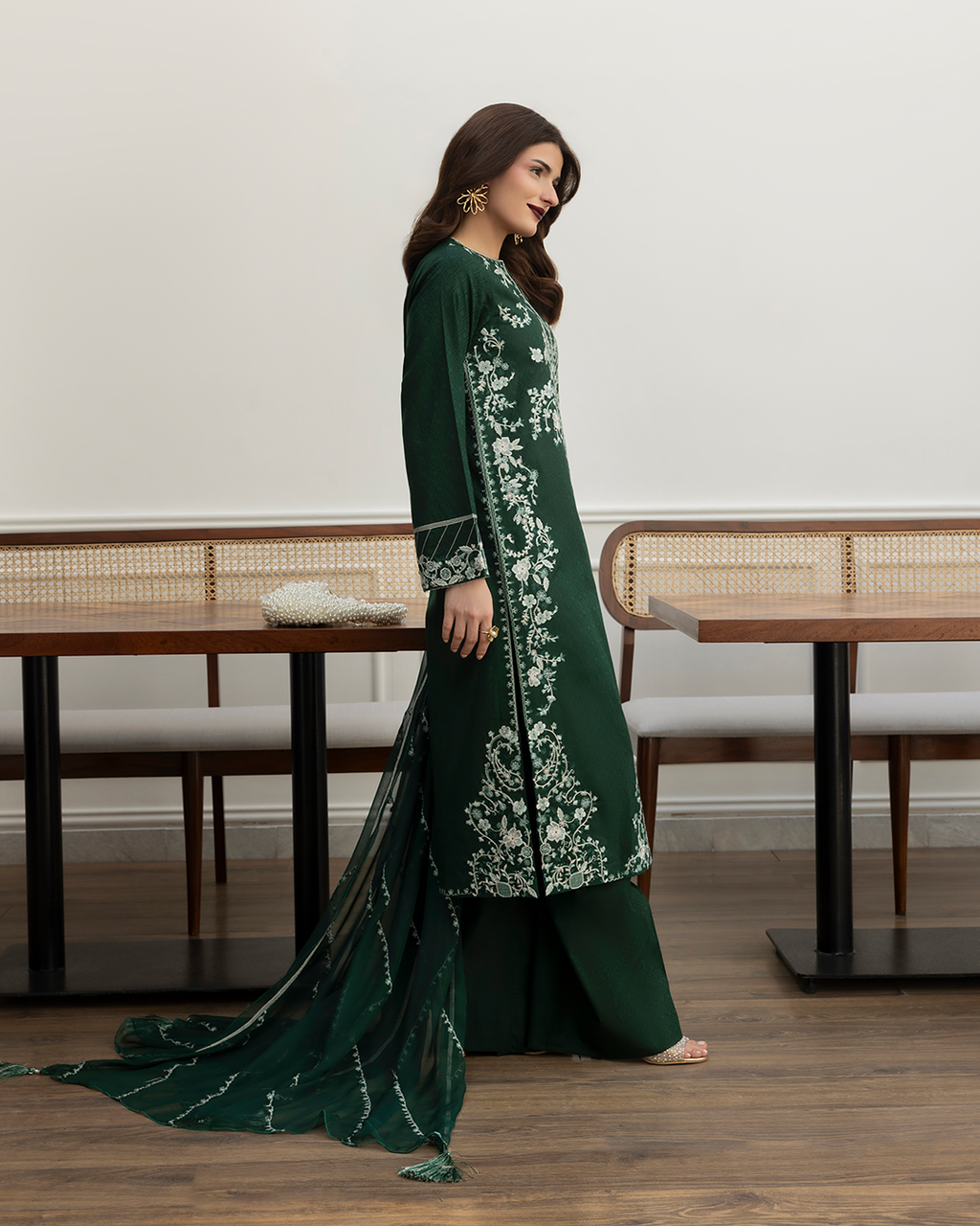 Deèse - Stitched 3 Piece Embroidered Lawn