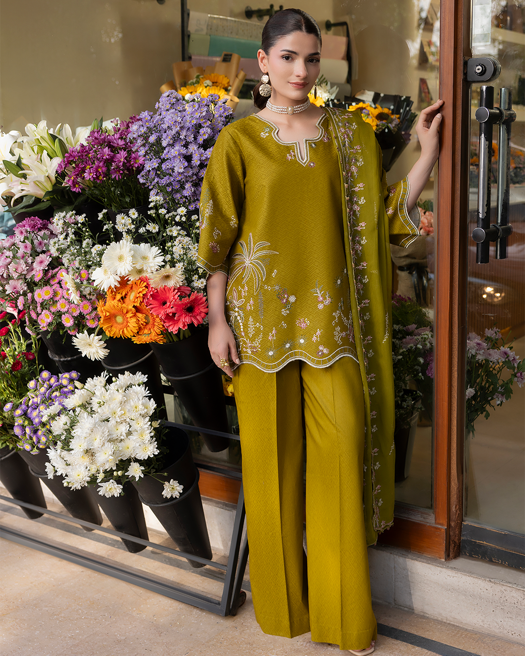 Lueur - Stitched 3 Piece Embroidered Lawn