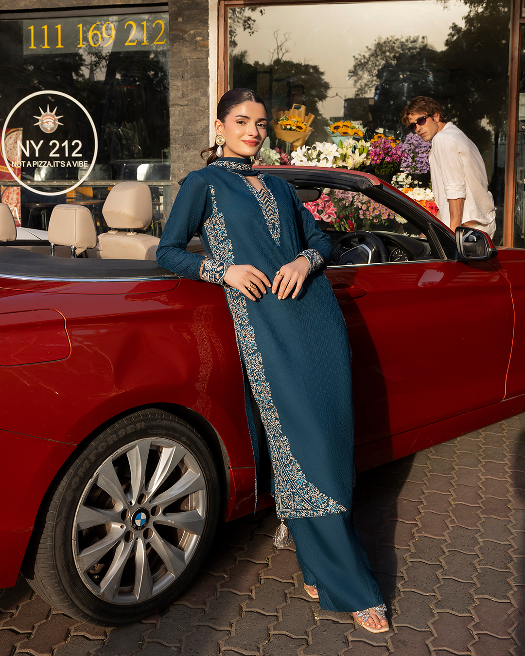 Coeur - Stitched 3 Piece Embroidered Lawn
