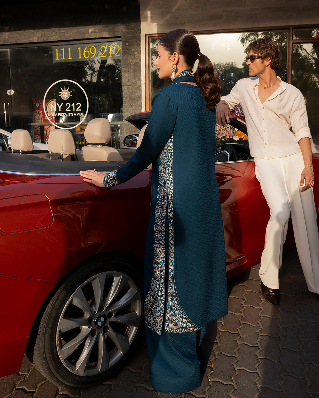 Coeur - Stitched 3 Piece Embroidered Lawn