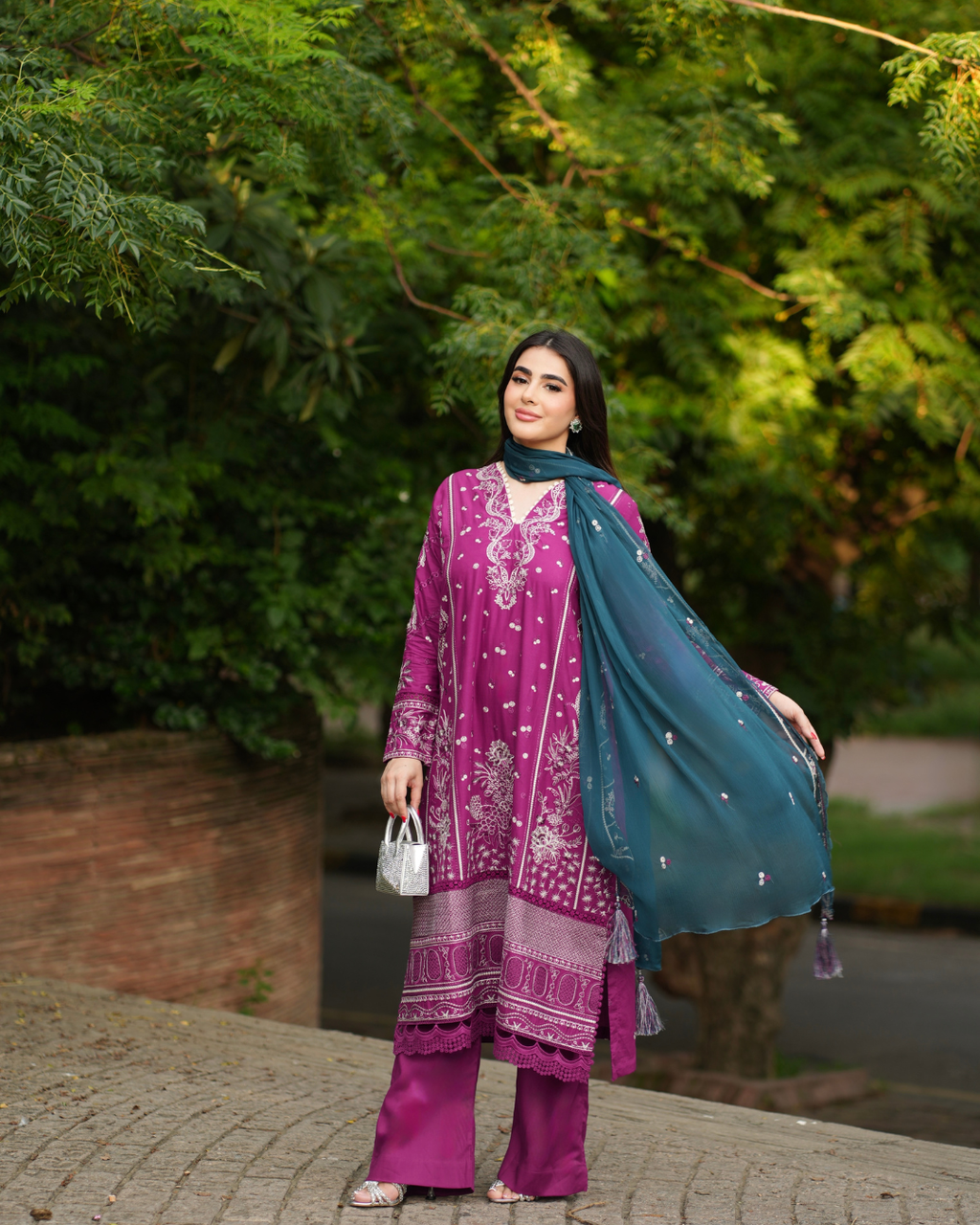 Amour - Stitched 3 Piece Embroidered Lawn