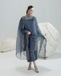 Ara - Stitched 3 Piece Embroidered Russian Silk
