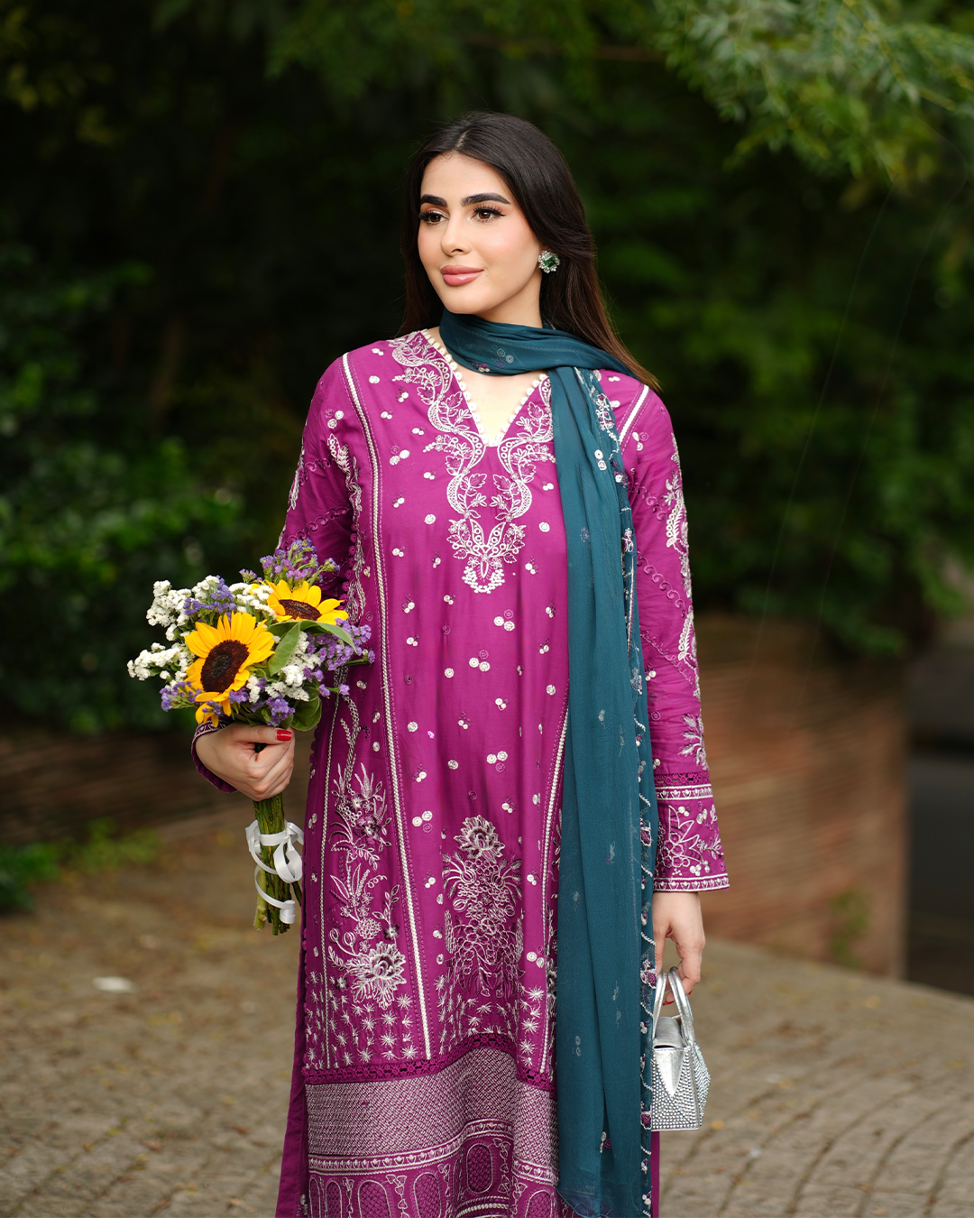 Amour - Stitched 3 Piece Embroidered Lawn