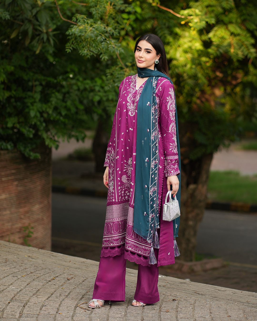 Amour - Stitched 3 Piece Embroidered Lawn