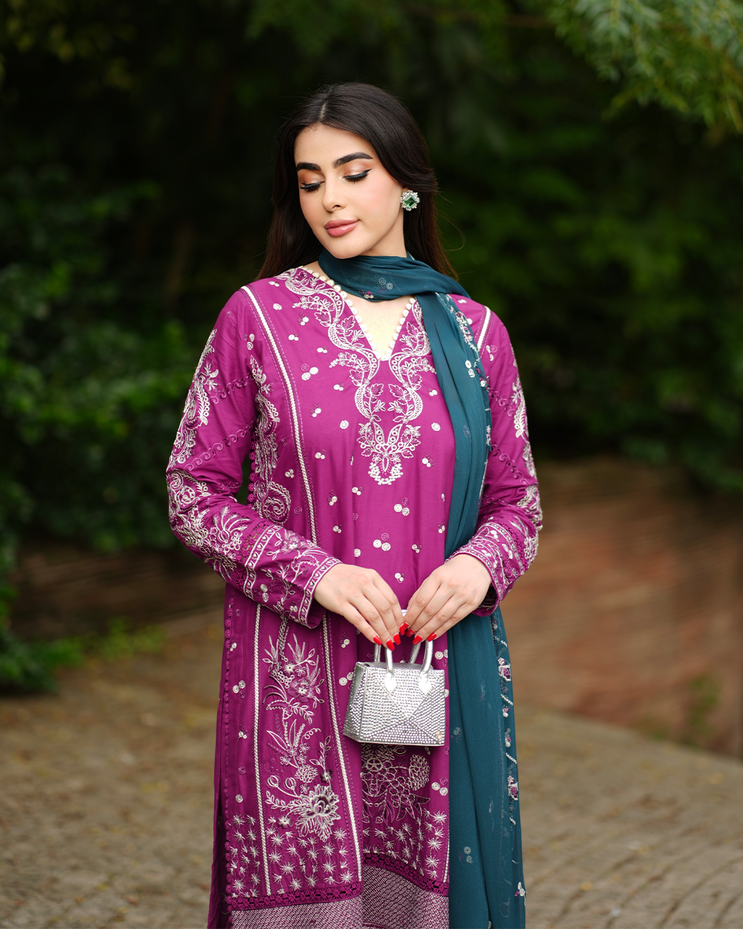 Amour - Stitched 3 Piece Embroidered Lawn